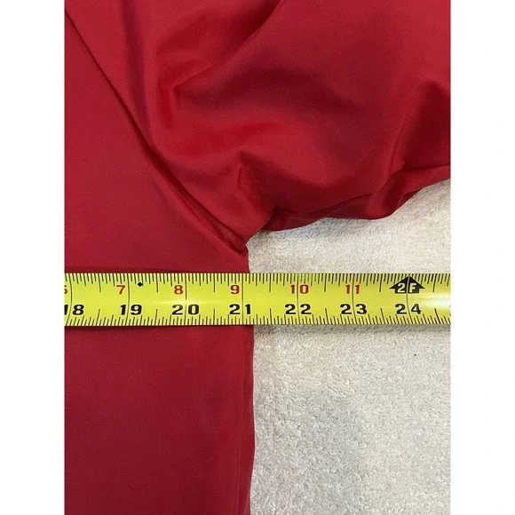 Vintage Swingster BUSH HOG Red Work Farm Jacket Hooded Sz Small Tractor Mechanic